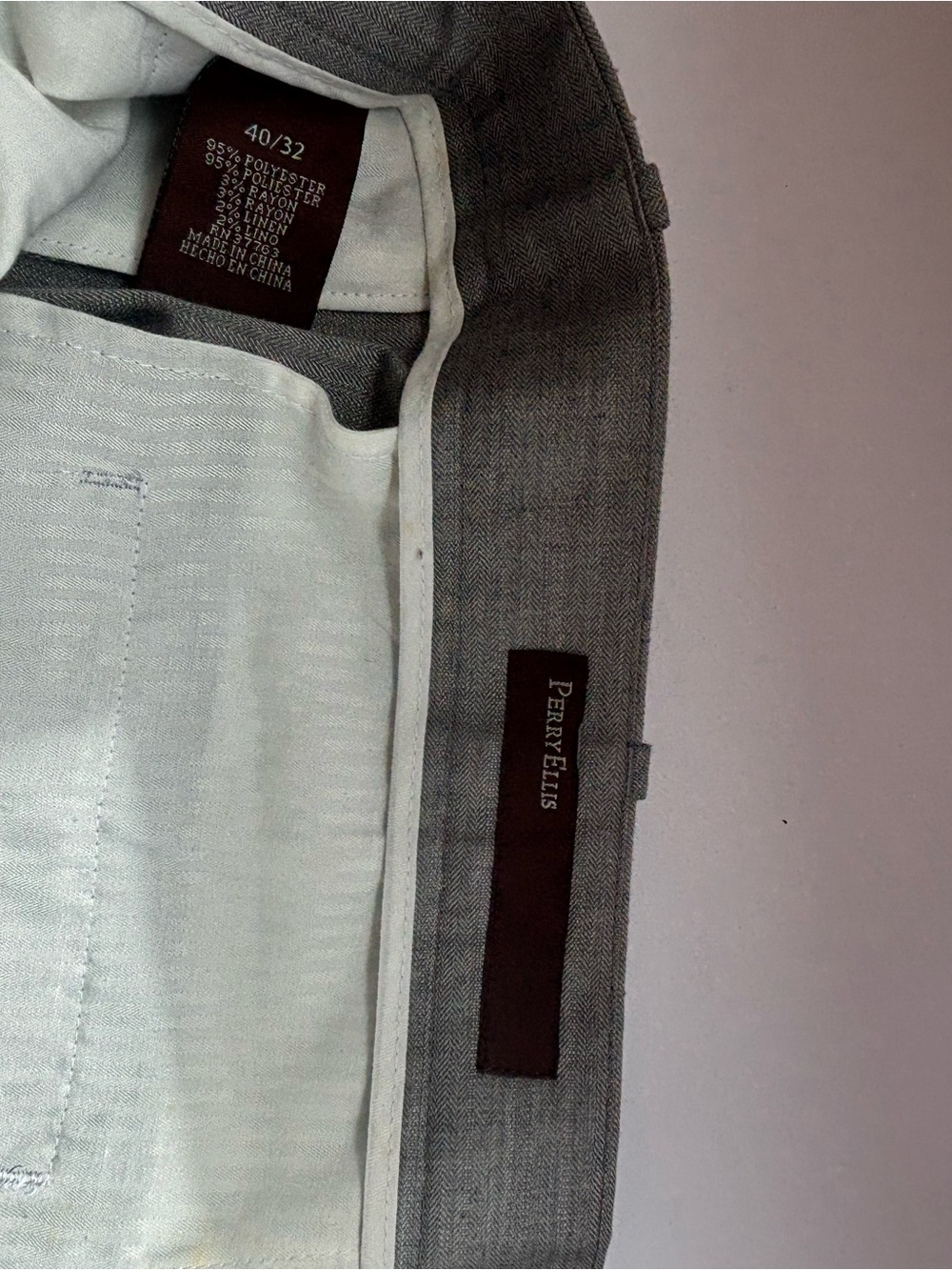 Perry Ellis Light Gray Dress Pants
